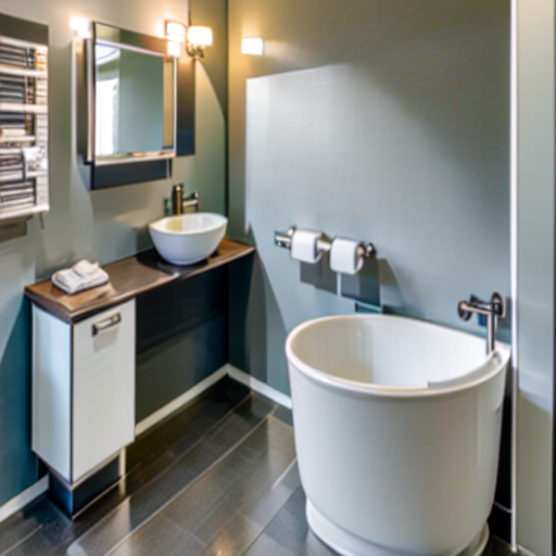 046_A small bathroom with a tub, toilet, sink, and a laundry basket are shown..png